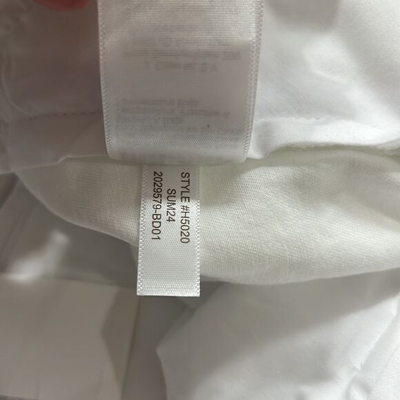 J. Crew Factory 9" flex chino short in white NWT size 28 - Picture 11 of 12